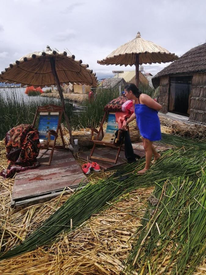 Uros Lodge Lover Titiqaqa Puno Eksteriør billede